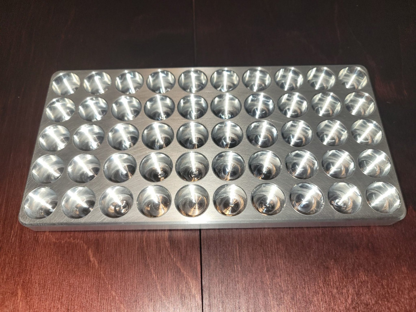 Reloading Block / Tray Precision CNC Machined from 6061 T6 Aluminum C-bore .675