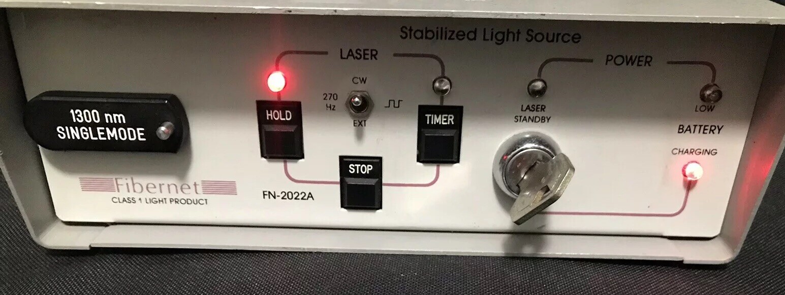 Fibernet SLS Stabilized Light Source - Fiber Optic 1300nm -10dBm CW Mod LASER