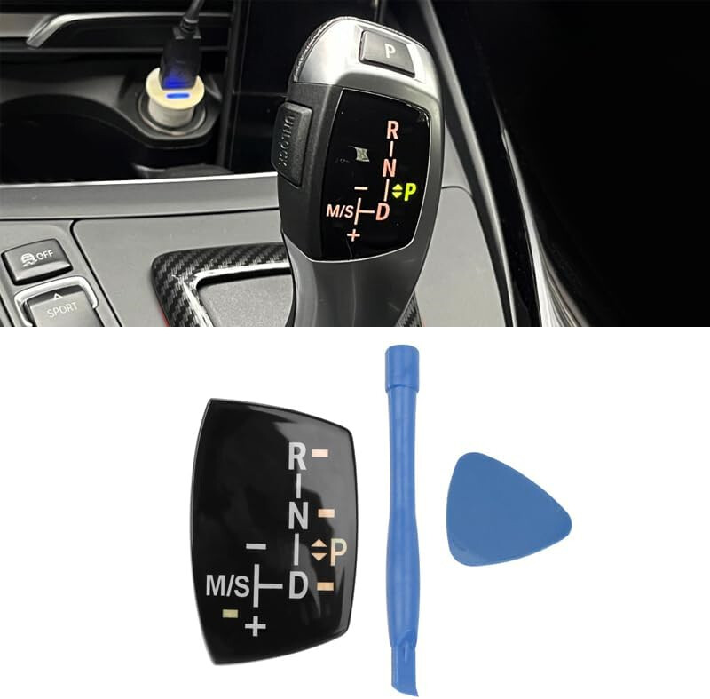 For BMW 3 5 Series X5 X6 F10 F30 F15 M Styling Gear Shift Knob Panel Trim Cover