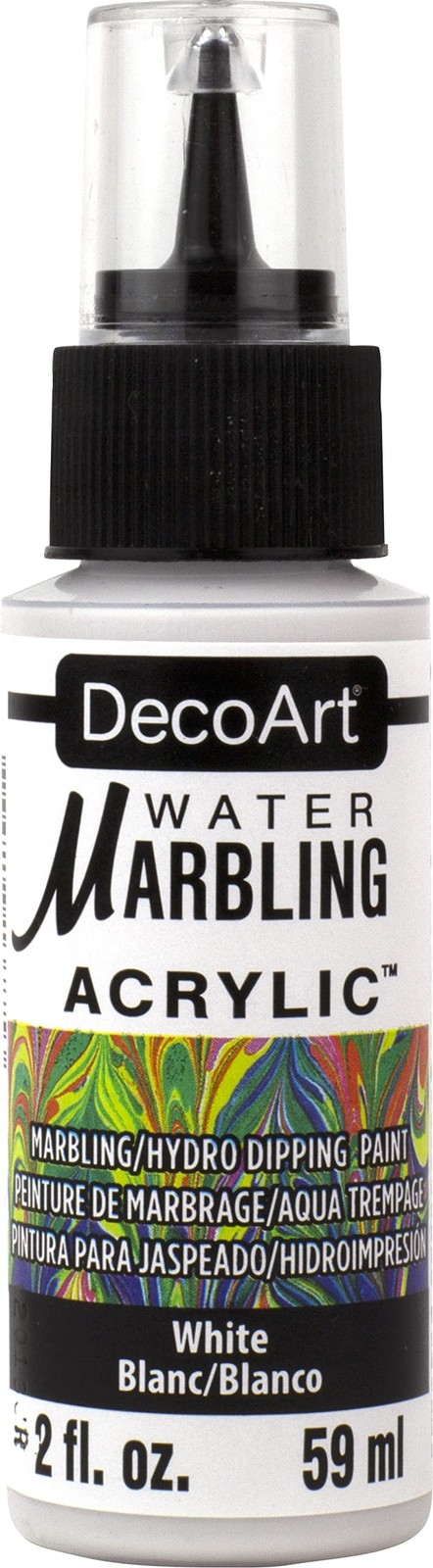DecoArt White Water MARBLING Paint 1 Count (Pack of 1),