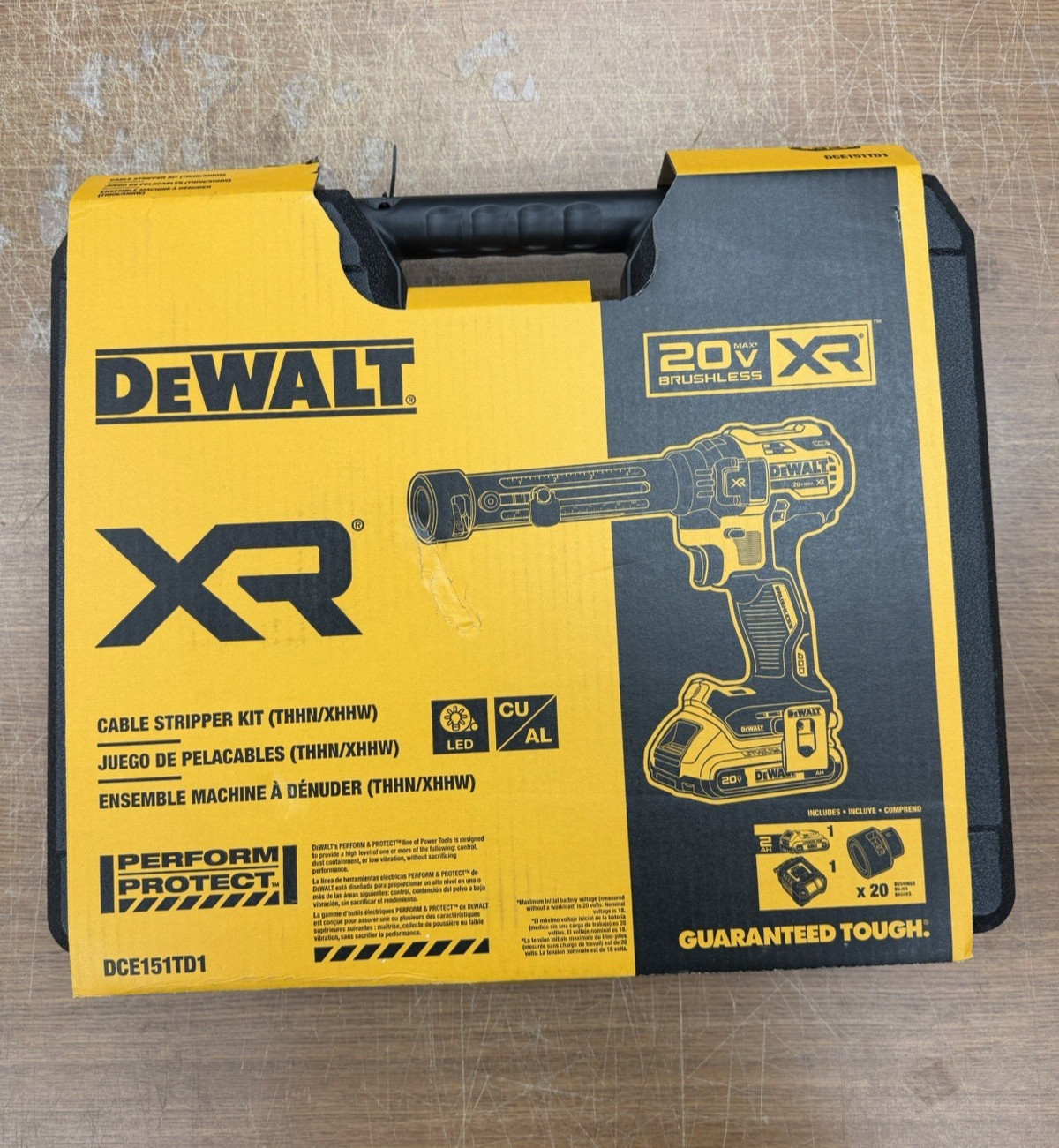 DeWalt DCE151TD1 - 20V MAX* XR CORDLESS CABLE STRIPPER KIT *BRAND NEW*