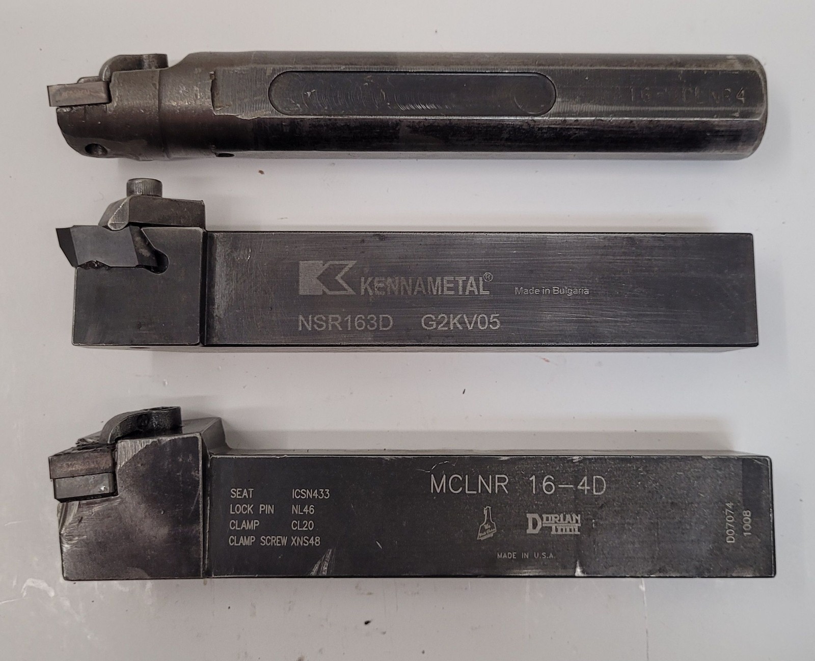 Kennametal & Dorian Assorted Tooling Set – 3 Piece