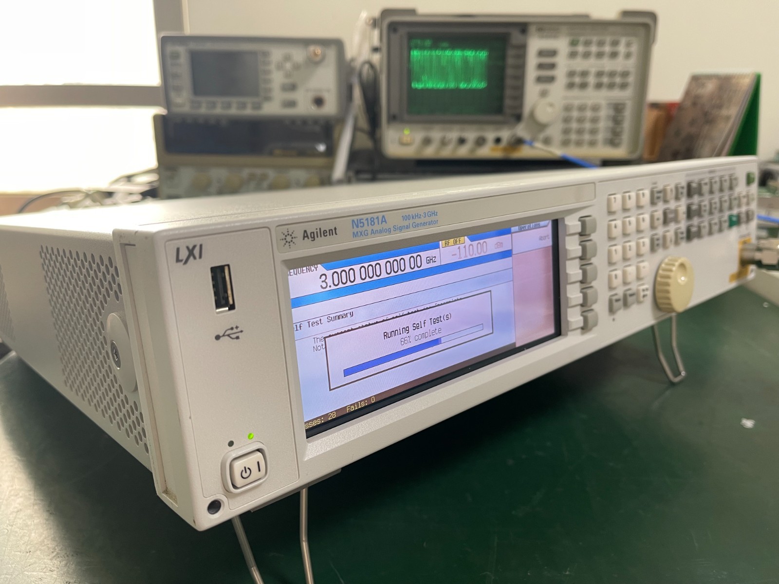 Agilent N5181A MXG Analog Signal Generator 100kHz-3GHz , W/ 503, UNT_ 3928