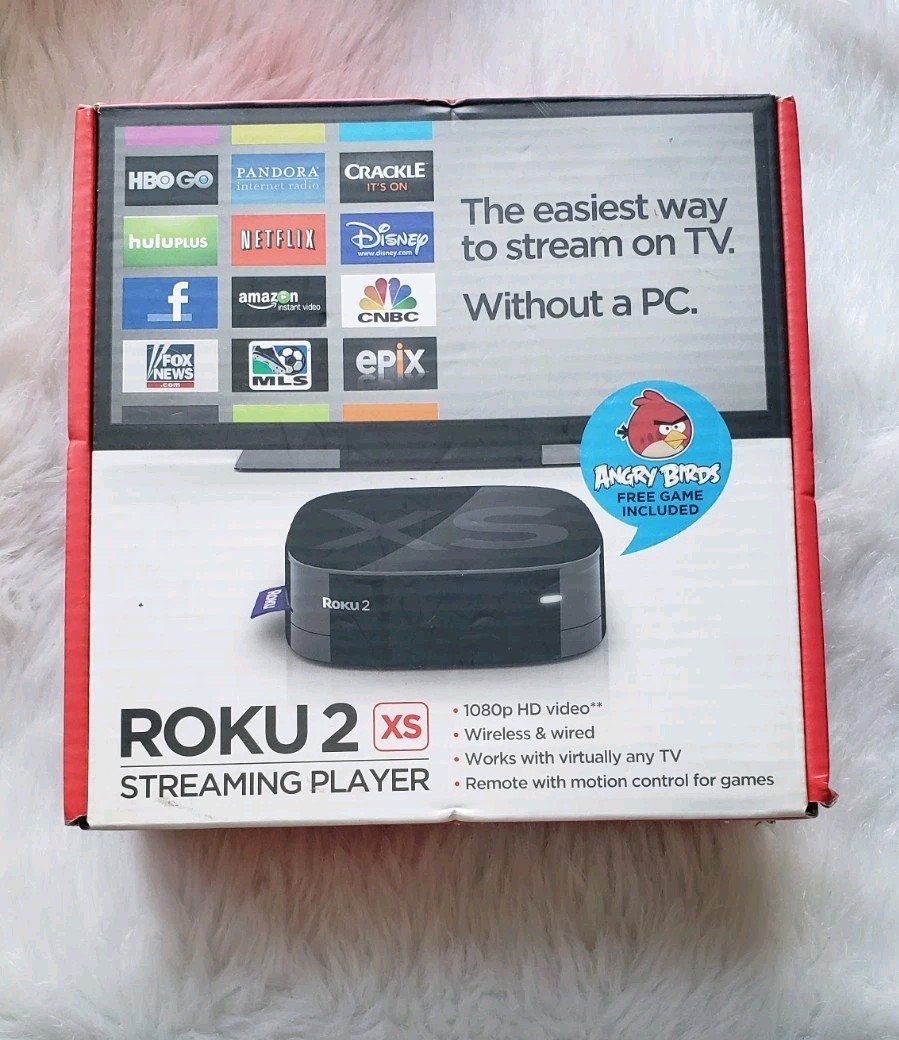 Roku 2 XS Streaming Player with Remote - Angry Bird Game Included