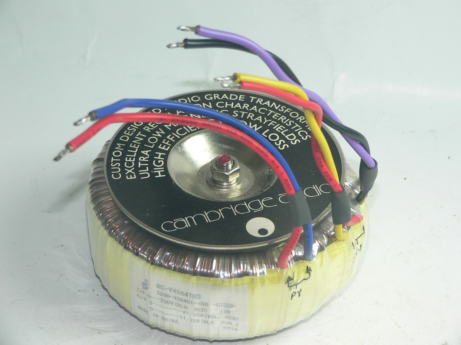 1  Cambridge Audio NC-V4564TH3 Toroidal Power Transformer--Tests good