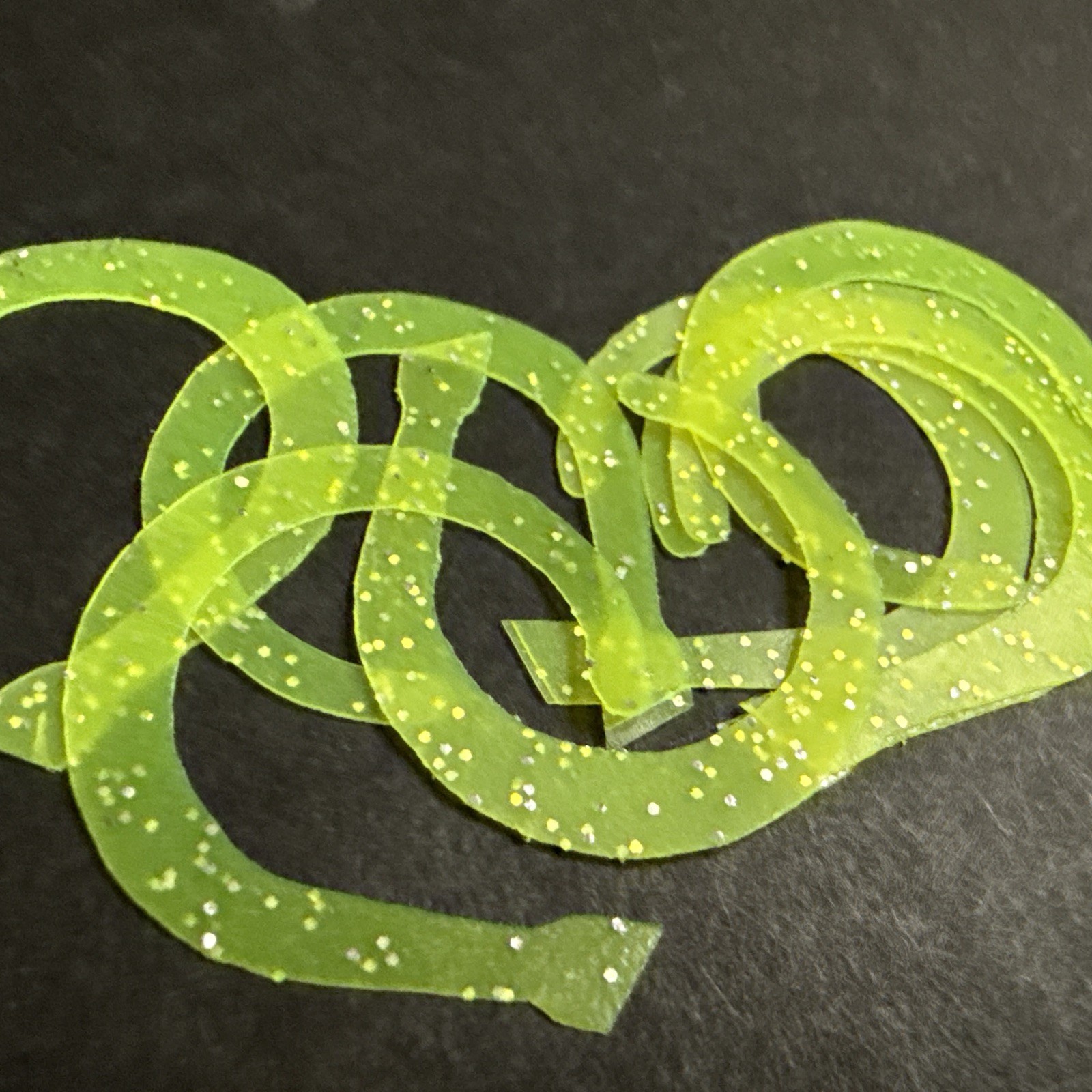 Wapsi Fly Tails Small Chartreuse/Silver Flake