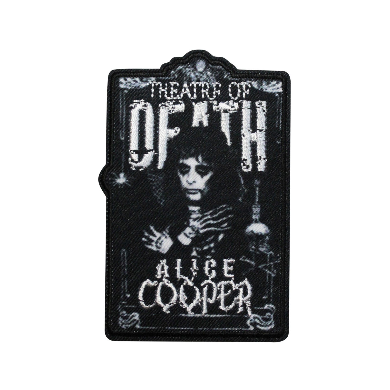 Alice Cooper Theatre of Death Printed Iron On Patch - OFFICIAL 142-I