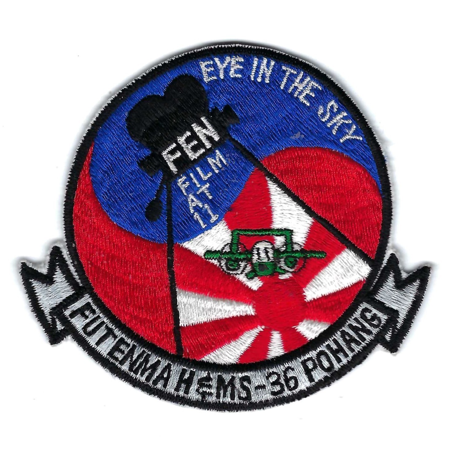 ORIGINAL H & MS-36 POHANG "EYE IN THE SKY" (KOREAN  MADE) patch