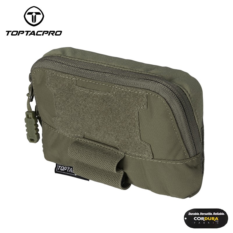 TOPTACPRO Tactical MOLLE Pouch Accessory Pouch Chest Storage Admin Panel Sundry