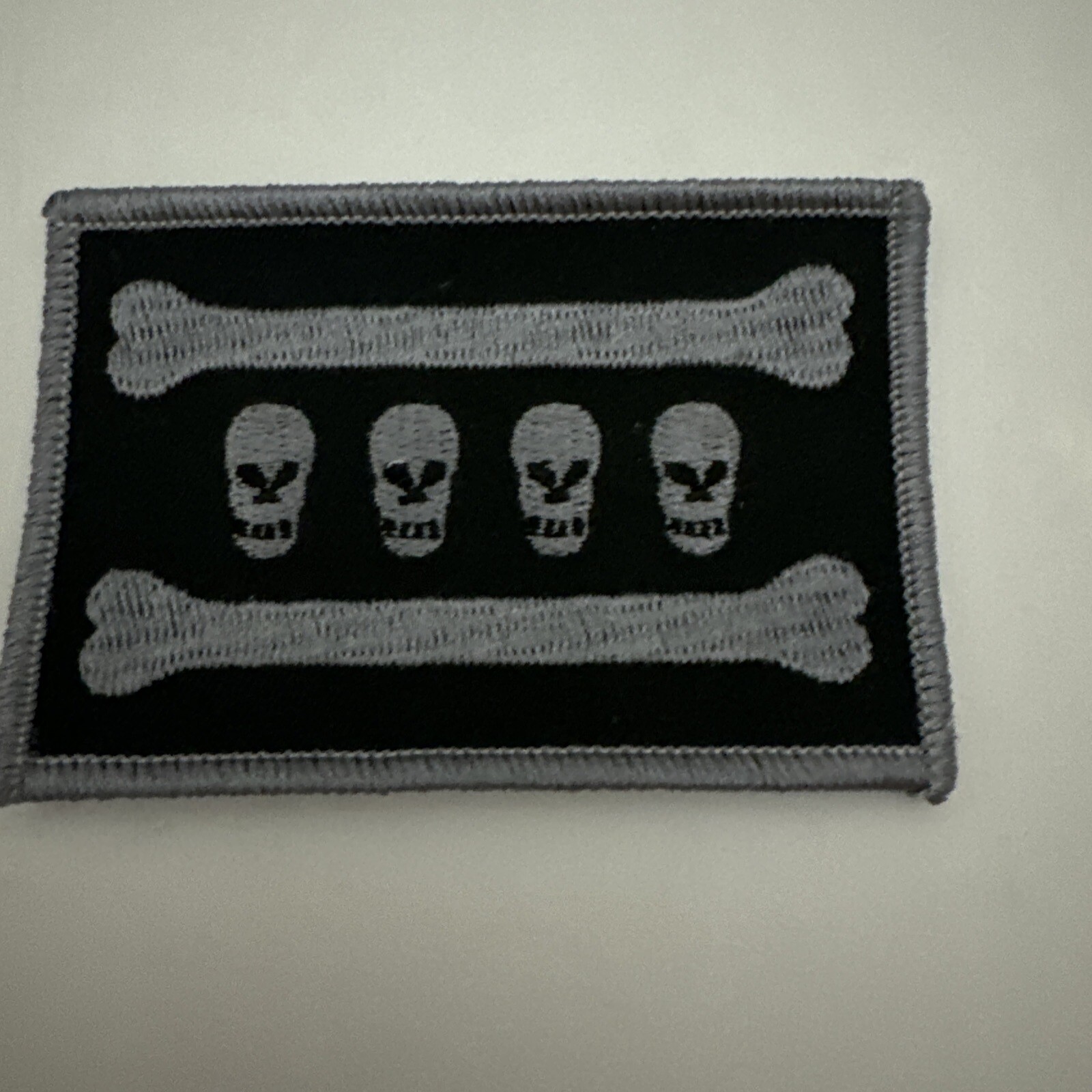 Chicago Police Subdued City Flag Skull And Crossbones Biker Patch