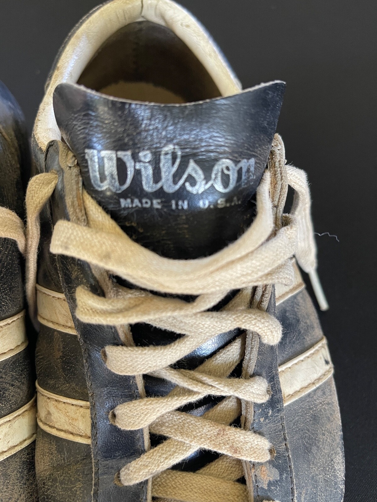 VTG Wilson Soccer/Football Cleats Shoes Made in USA Sz 7 Model 993