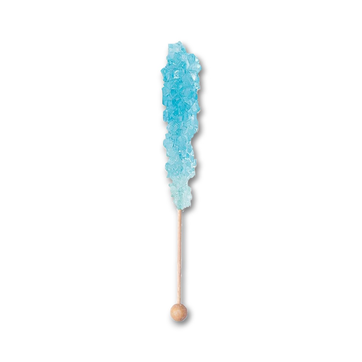 Light Blue Rock Candy Sticks – Cotton Candy Sugar Flavor, 24 Pack Bulk Indivi...