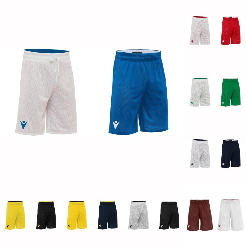 SHORTS REVERSIBLE BASKETBALL DENVER HERO - MACRON - Size 3XS - 5XL