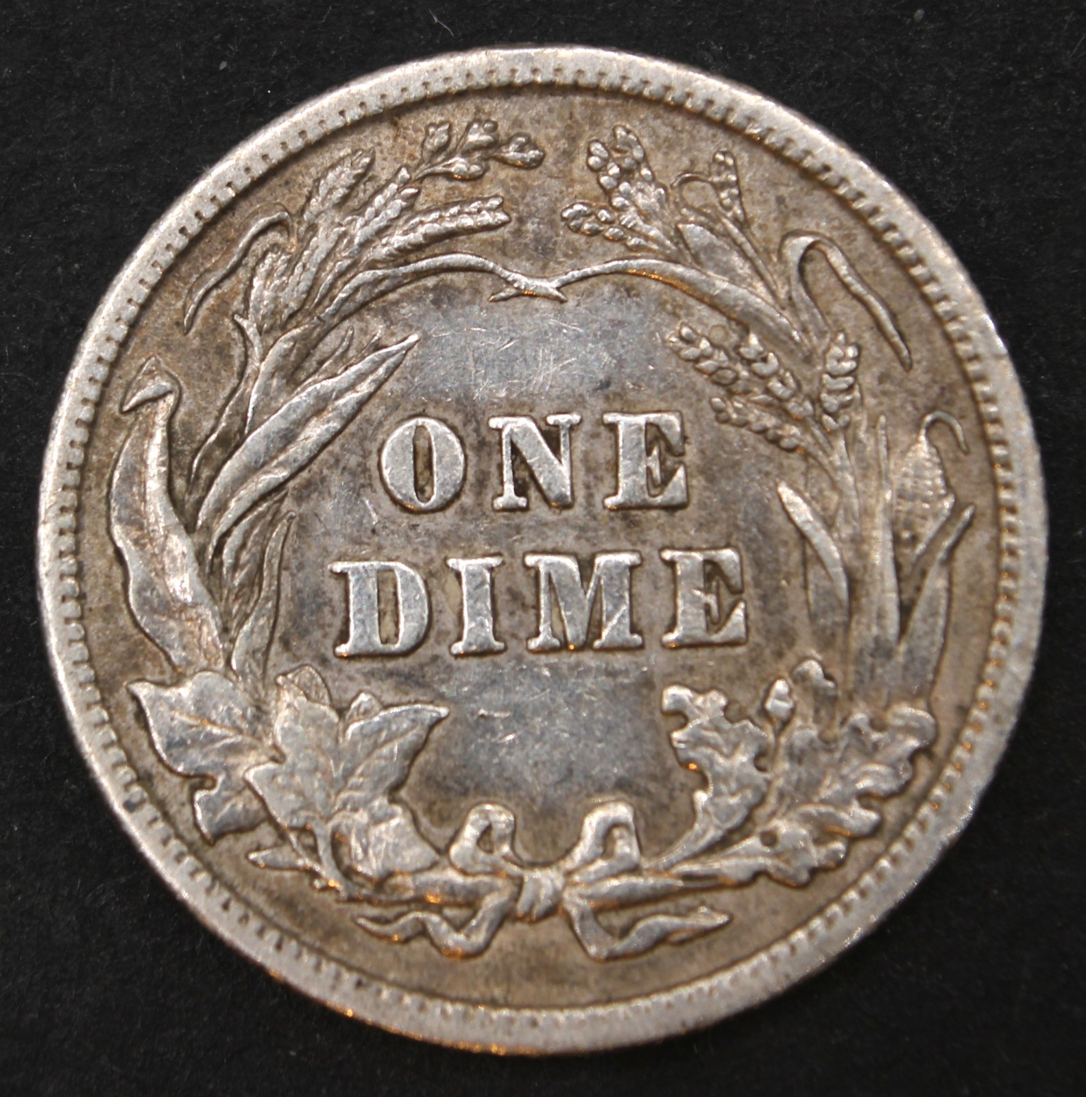 1903 BARBER DIME- Choice AU- SMH659