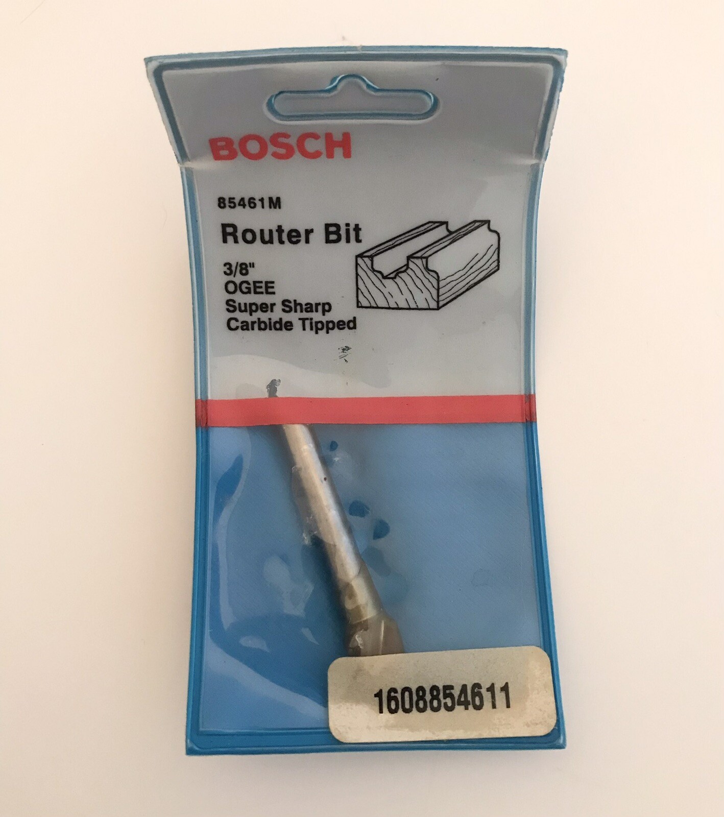 BOSCH 85461M 3/8" 2 FLUTE CARBIDE OGEE ROUTER BIT - FREE SHIPPING