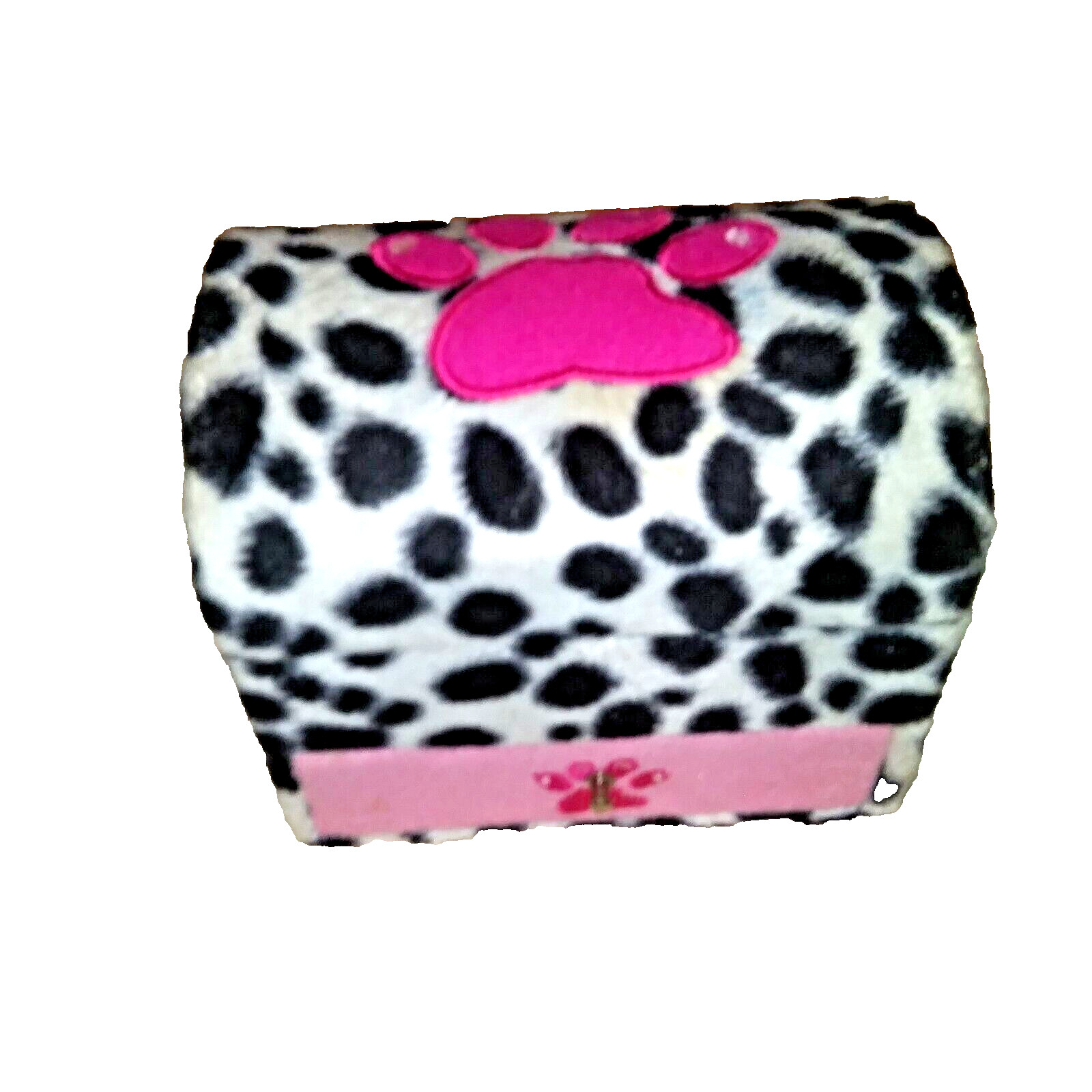 Mirrored  Leopard Trinket Jewelry Box with drawer