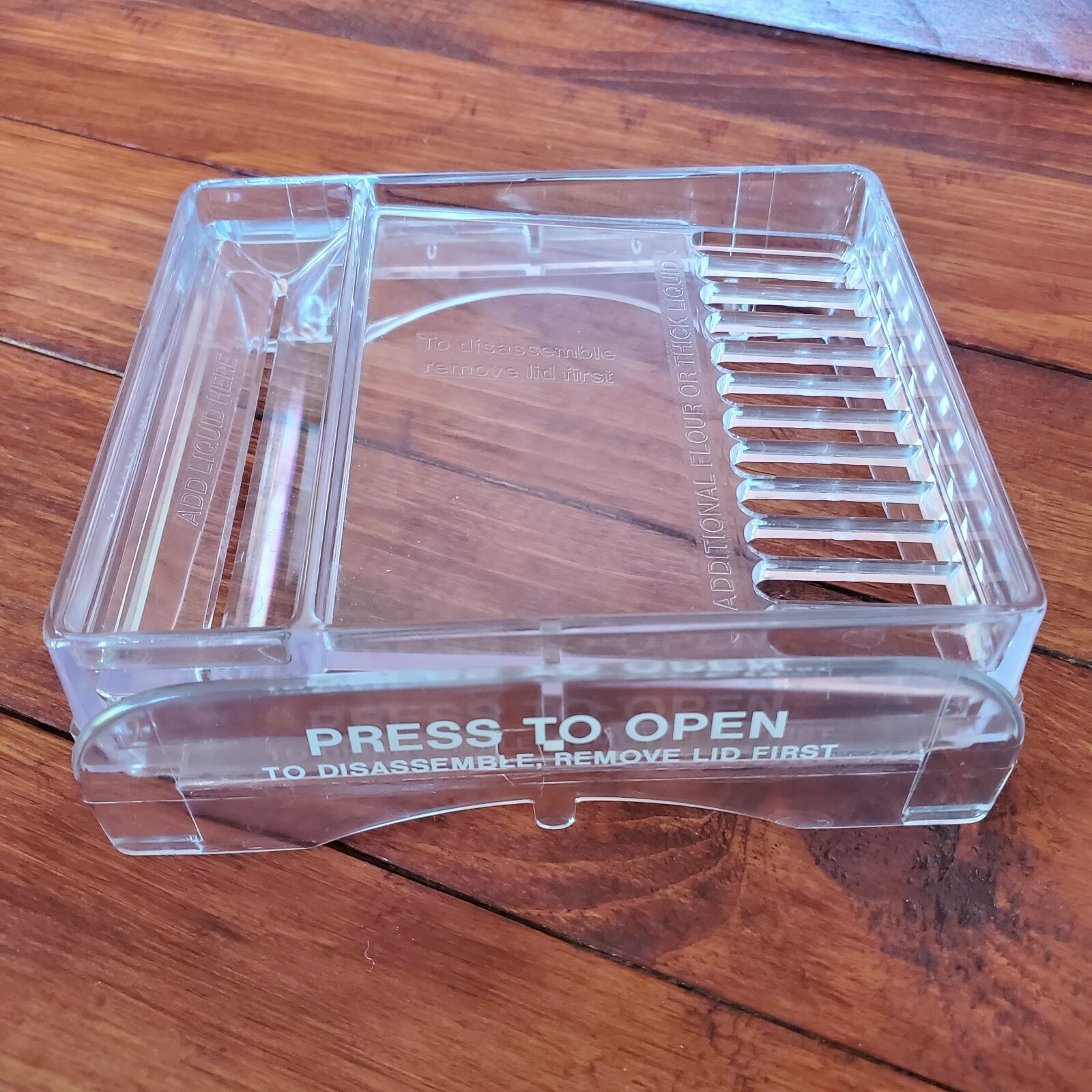 Popeil Pasta Maker Top Lid Clear P400 Replacement Part