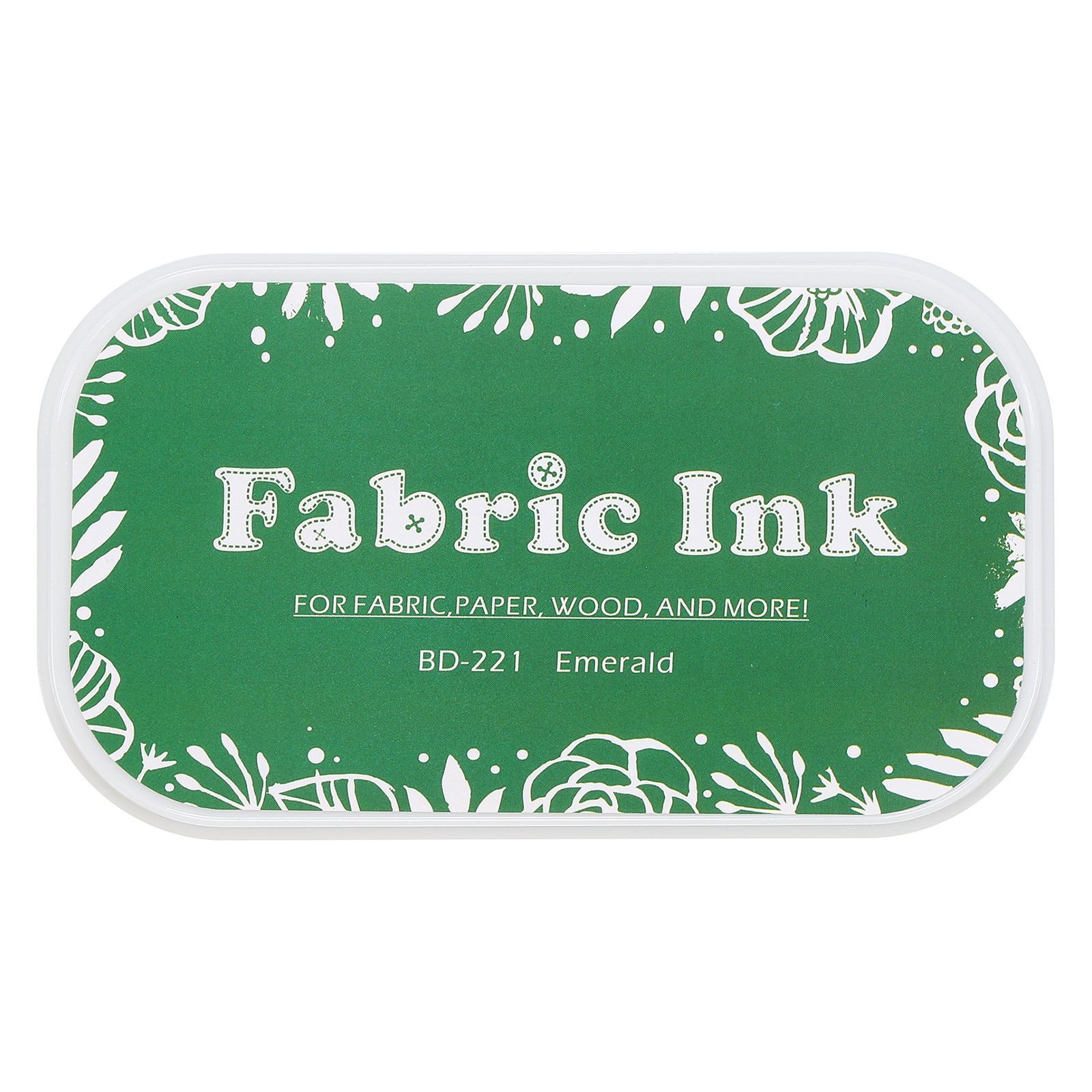 Ink Pads for Stamps 3.7x2.2 Inch Fabric Ink Pad Dark Green
