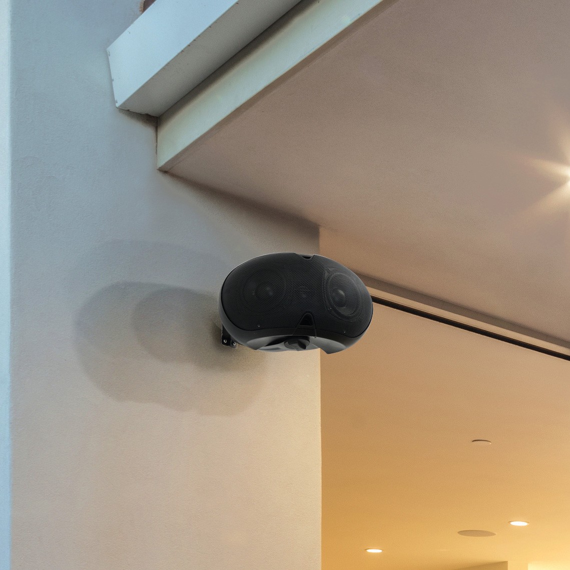 Rockville Rock Zone 8 Channel Receiver+(16) Black Patio Speakers For Restaurant