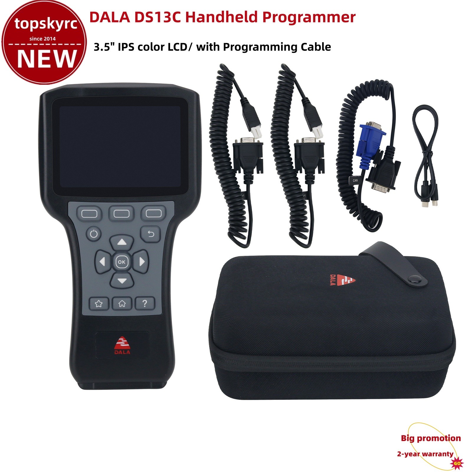 DALA DS13C Handheld Programming 3.5" Color LCD for Curtis Dala Motor Controller