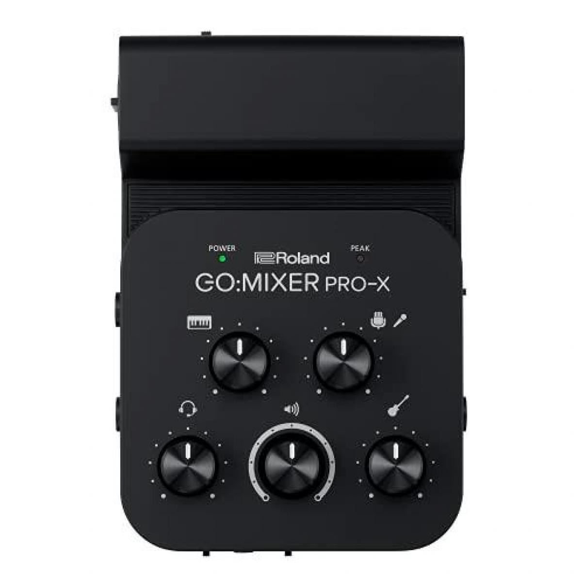 ROLAND GO:MIXER PRO-X Black Audio Mixer for Smartphones Brand New in Box