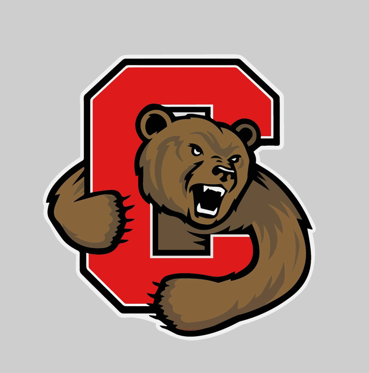 Sticker - Cornell Big Red Logo - Die Cut Laminated Vinyl Decal