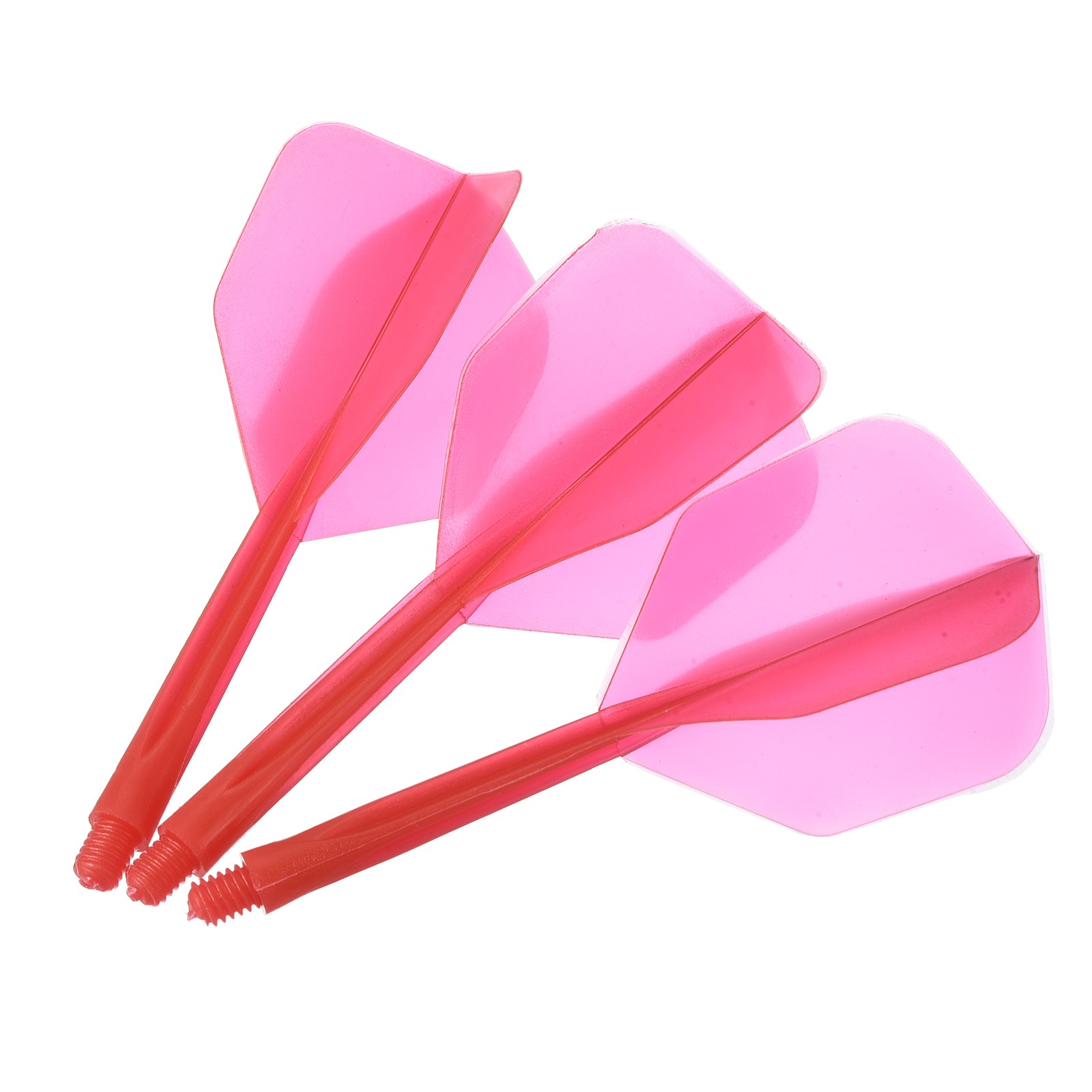 Integrated Dart Shaft Flights, 6 Pack Durable Dart Flight Set, Red