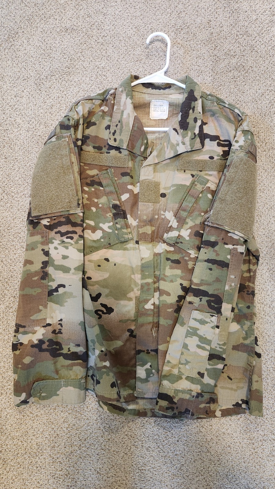 US Army OCP Combat Uniform Coat Jacket Top Multicam Camo Medium Regular