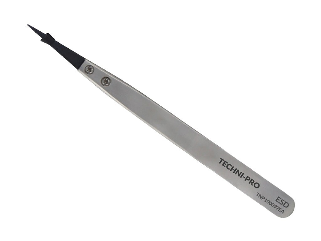 Techni-Pro TNP100097EA - REPTWZ259 Economy Replaceable Tip ESD Safe Tweezers,