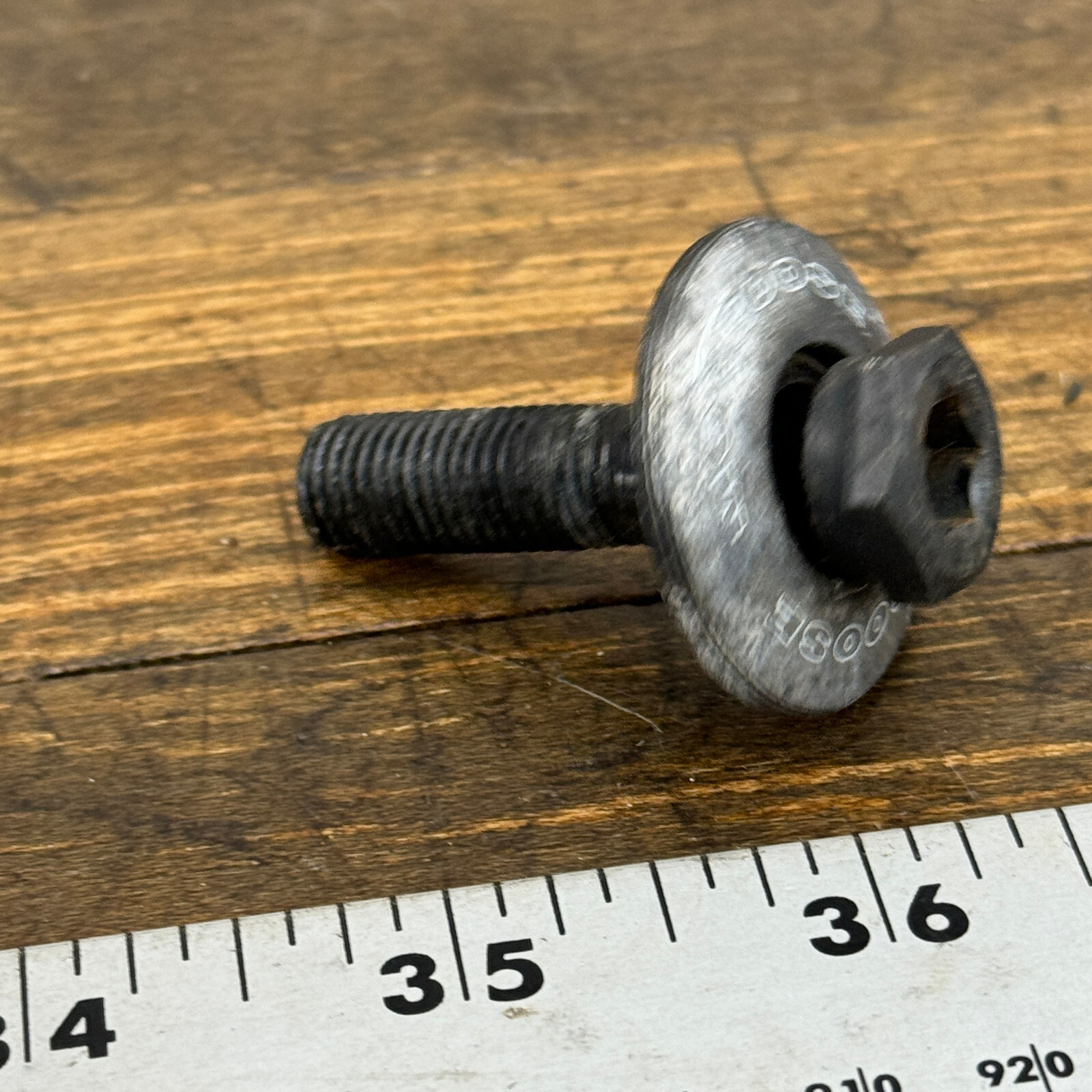Mongoose Top Cap Bolt 1 1/8 Threadless Headset Fork Old BMX Potts Cable Guide