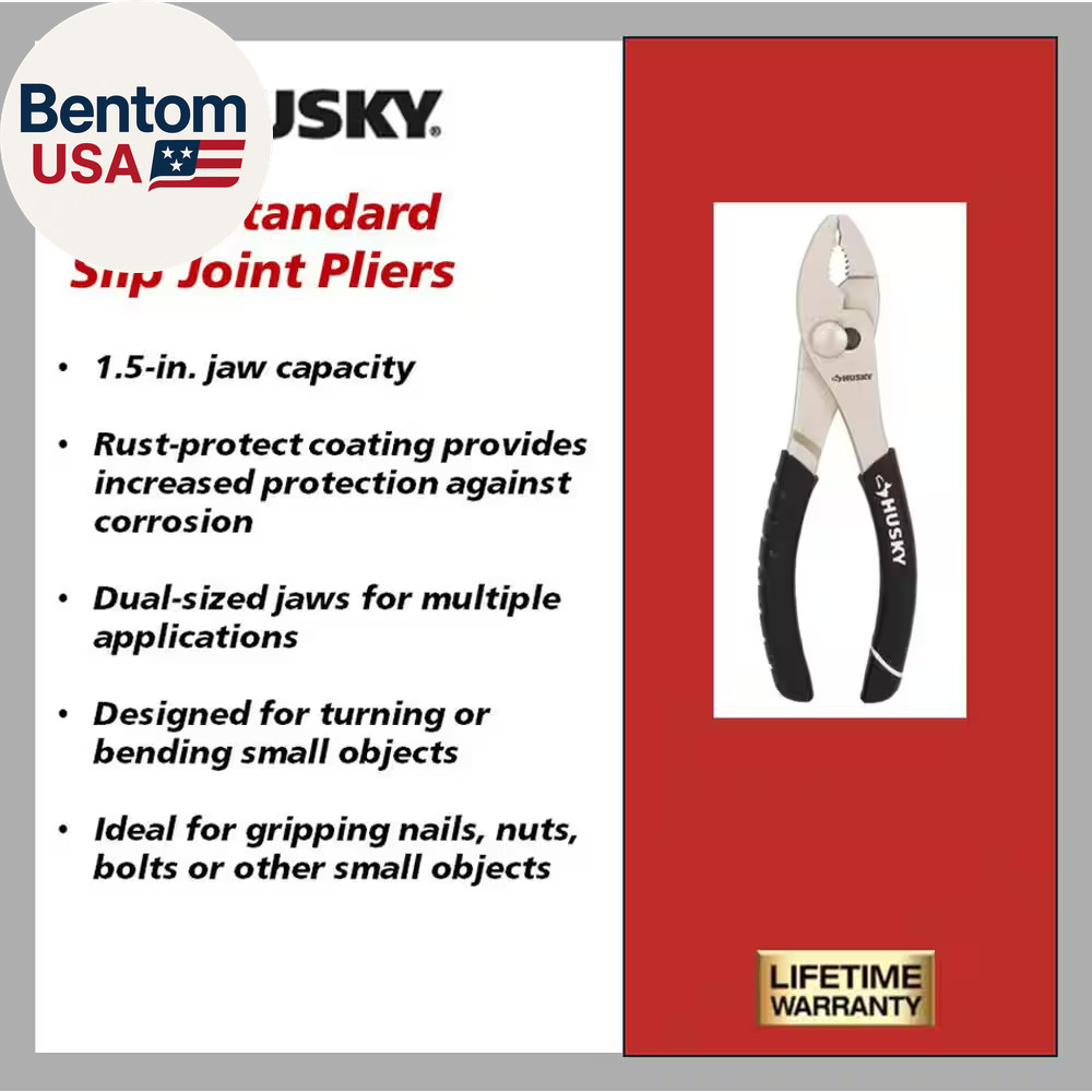 6 In. Standard Slip Joint Pliers
