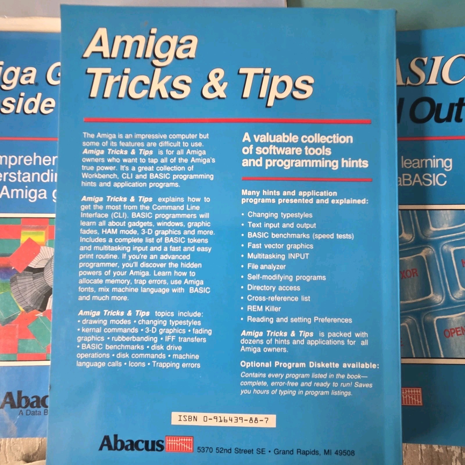 Commodore-Amiga Vintage Amiga ROM Kernel & Hardware Reference Manual Lot Rare