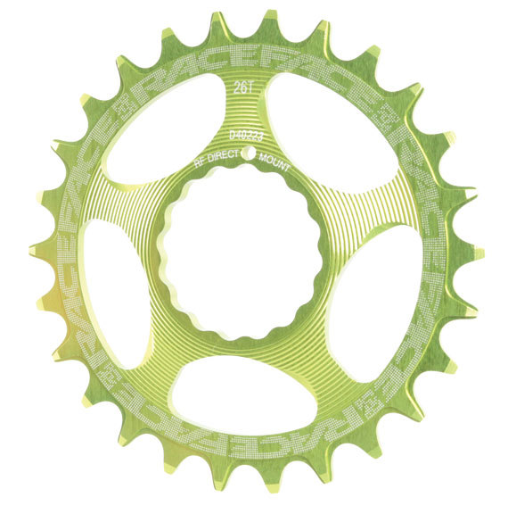 Race Face Single Narrow Wide 1x MTB Direct Mount Cinch Chainring 26t Green
