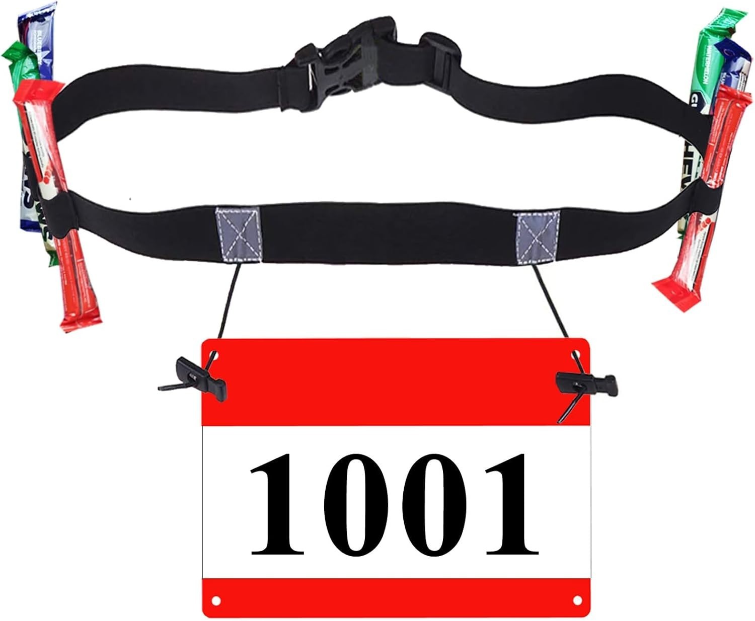 Triathlon Race Belt Bib Number Holder Adjustable Running Marathon Race Belt