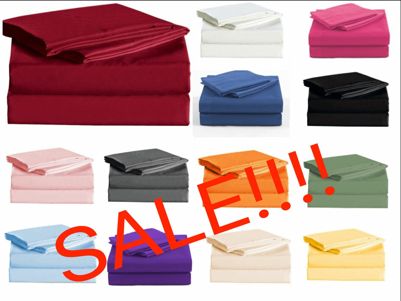 Persian Collection 1900 Count Sheet SET 16" Deep Pocket Wrinkle Free Bedding
