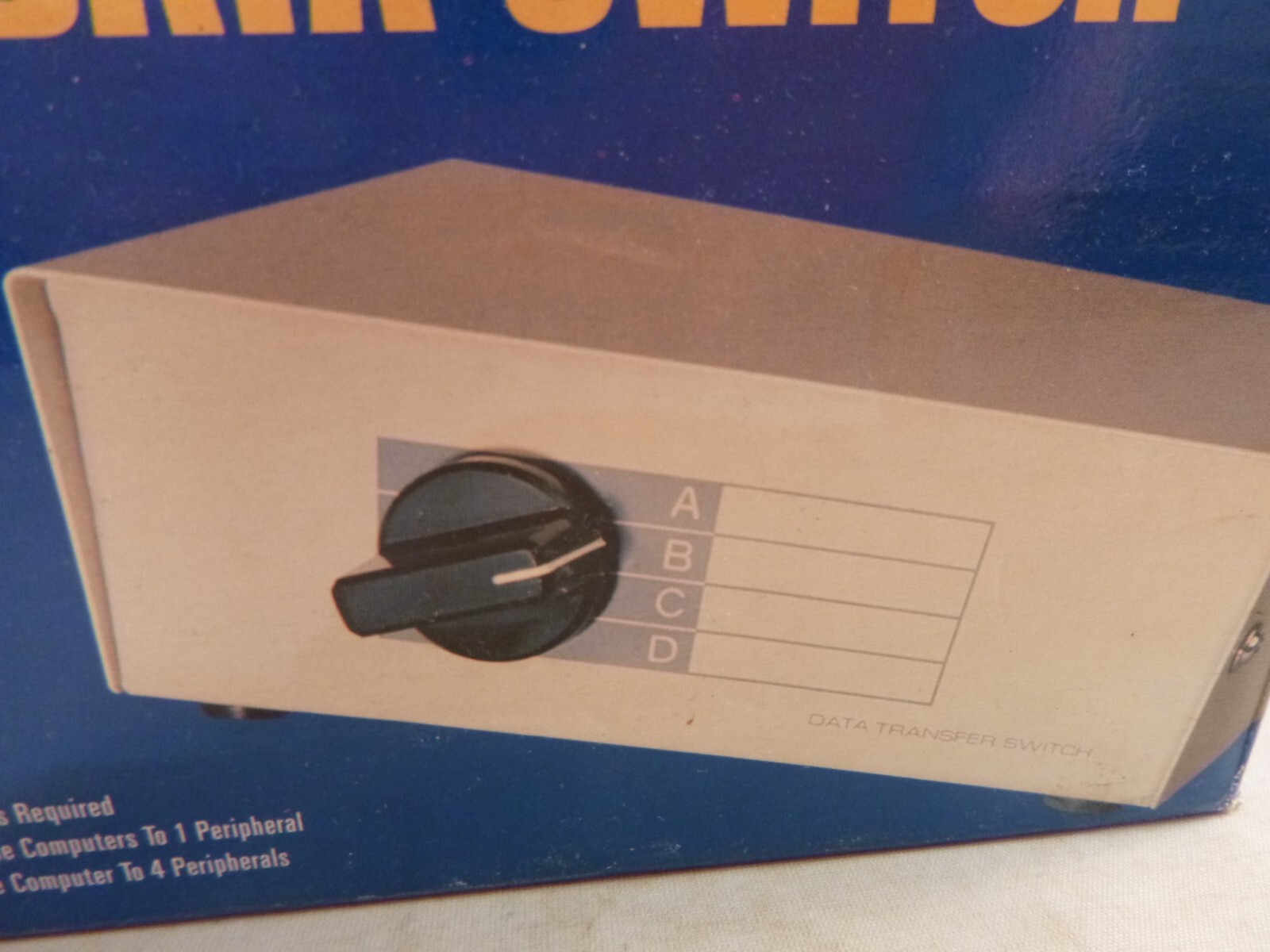 Interex IBM/PC Data Transfer 4-Way ABCD Switch MDS-2A IBM/PC