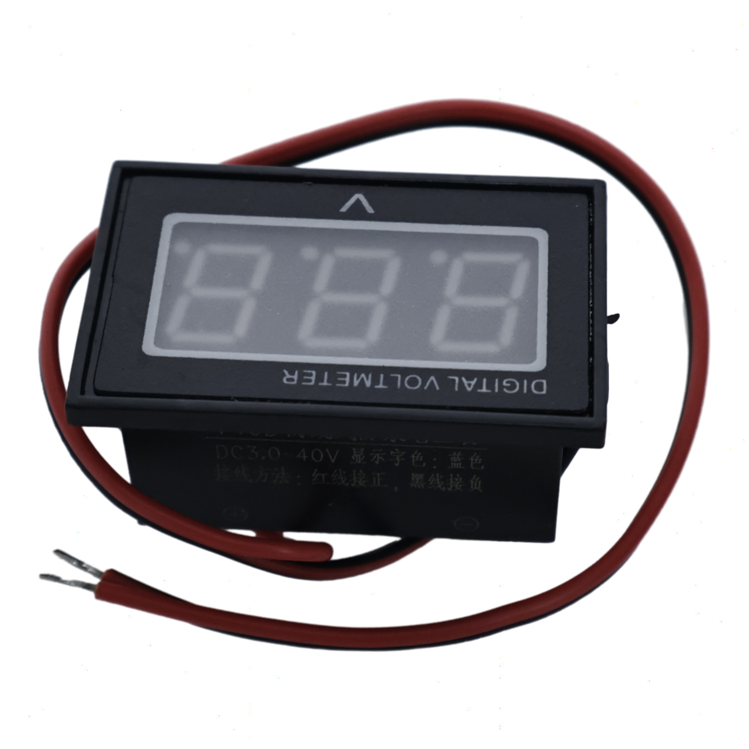 Battery Meter 12V 2.5-40V DC Auto Gauge Digital Voltmeter LED Waterproof Monitor