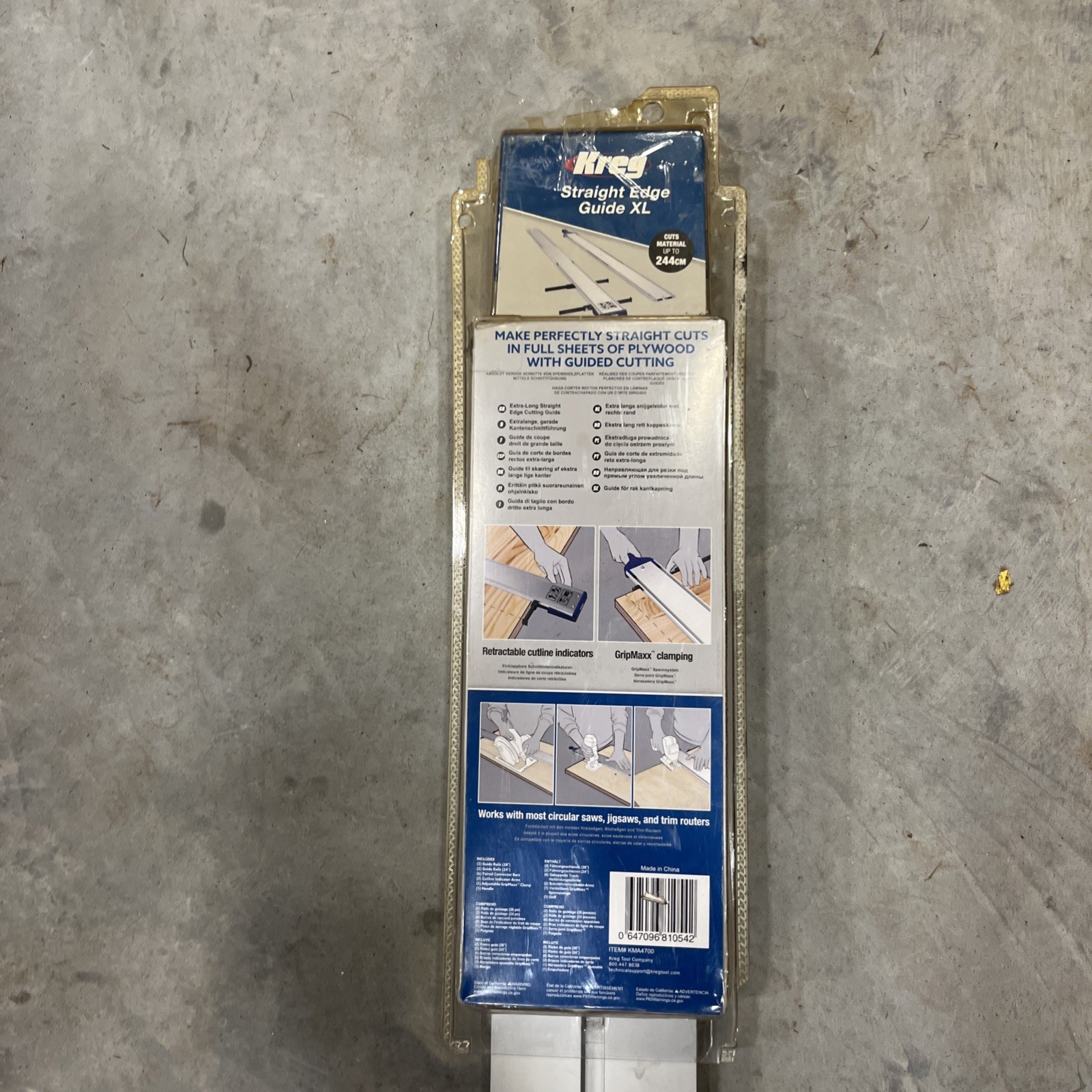 Kreg XL 8 ft. Straight Edge Guide New Open Box