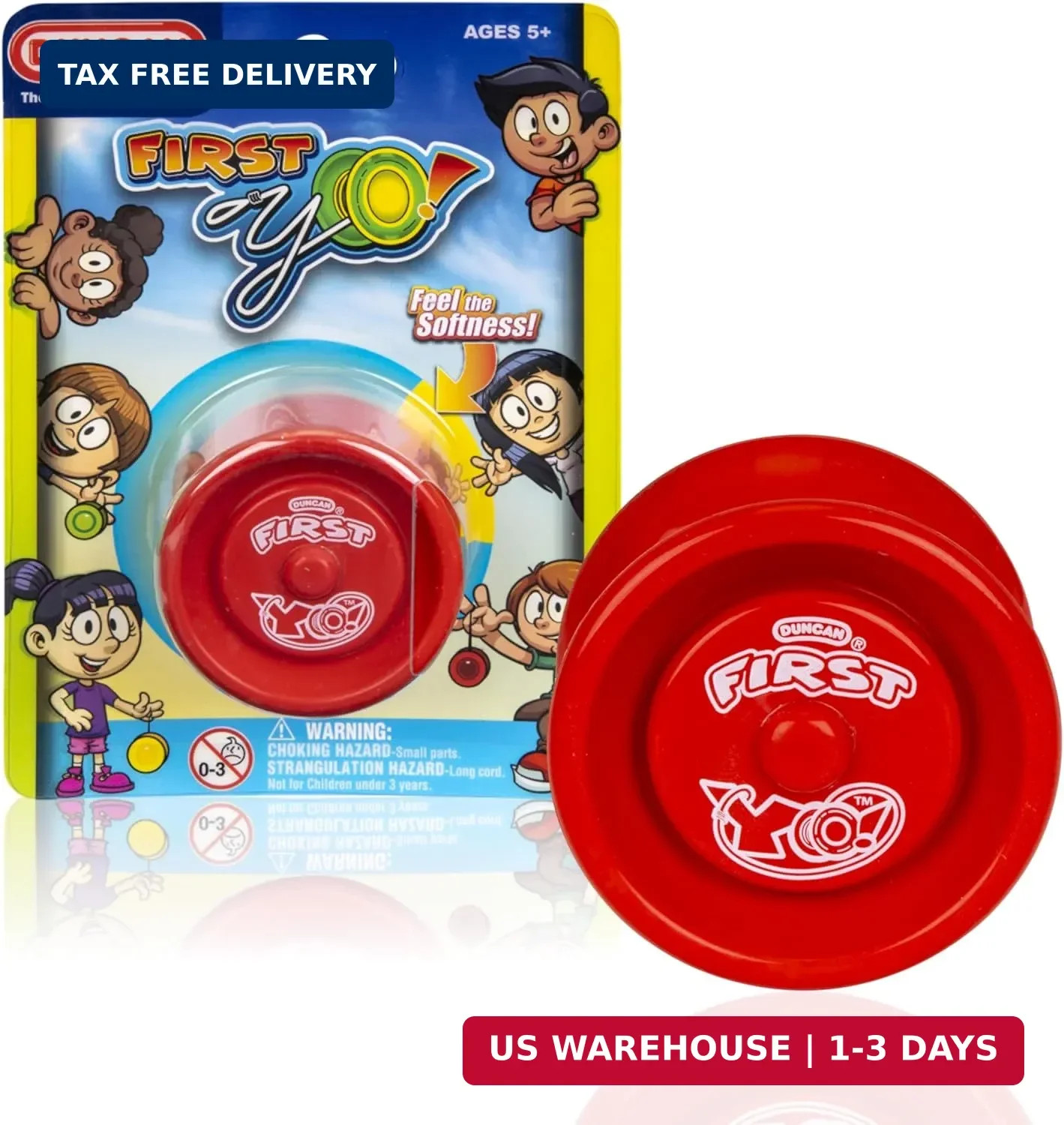 Duncan Toys First Yo! - Best Beginner Yo-Yo for Kids, Responsive Yo Yo, YoYo Toy