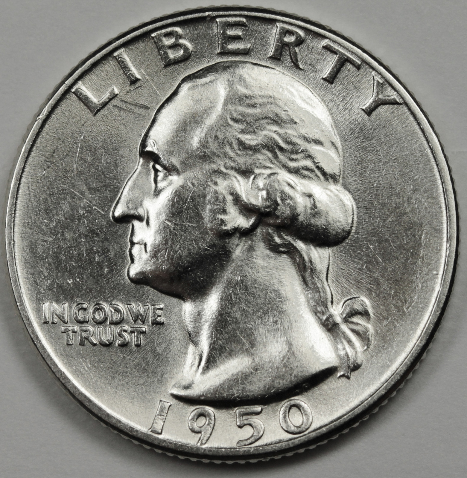 1950-p Washington Quarter.  Nice B.U.  86704   (Inventory A)