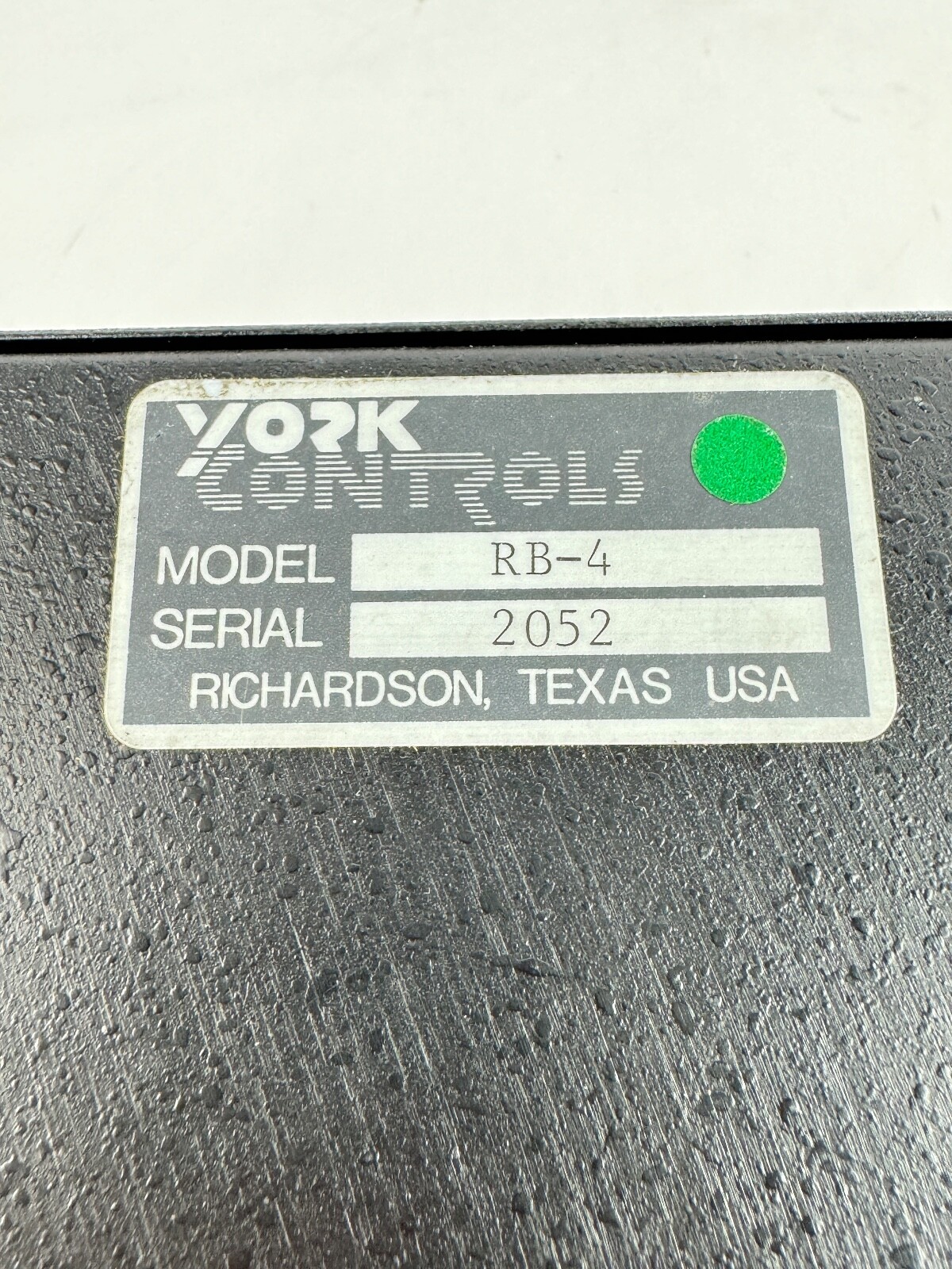 YORK CONTROLS Board RB-4