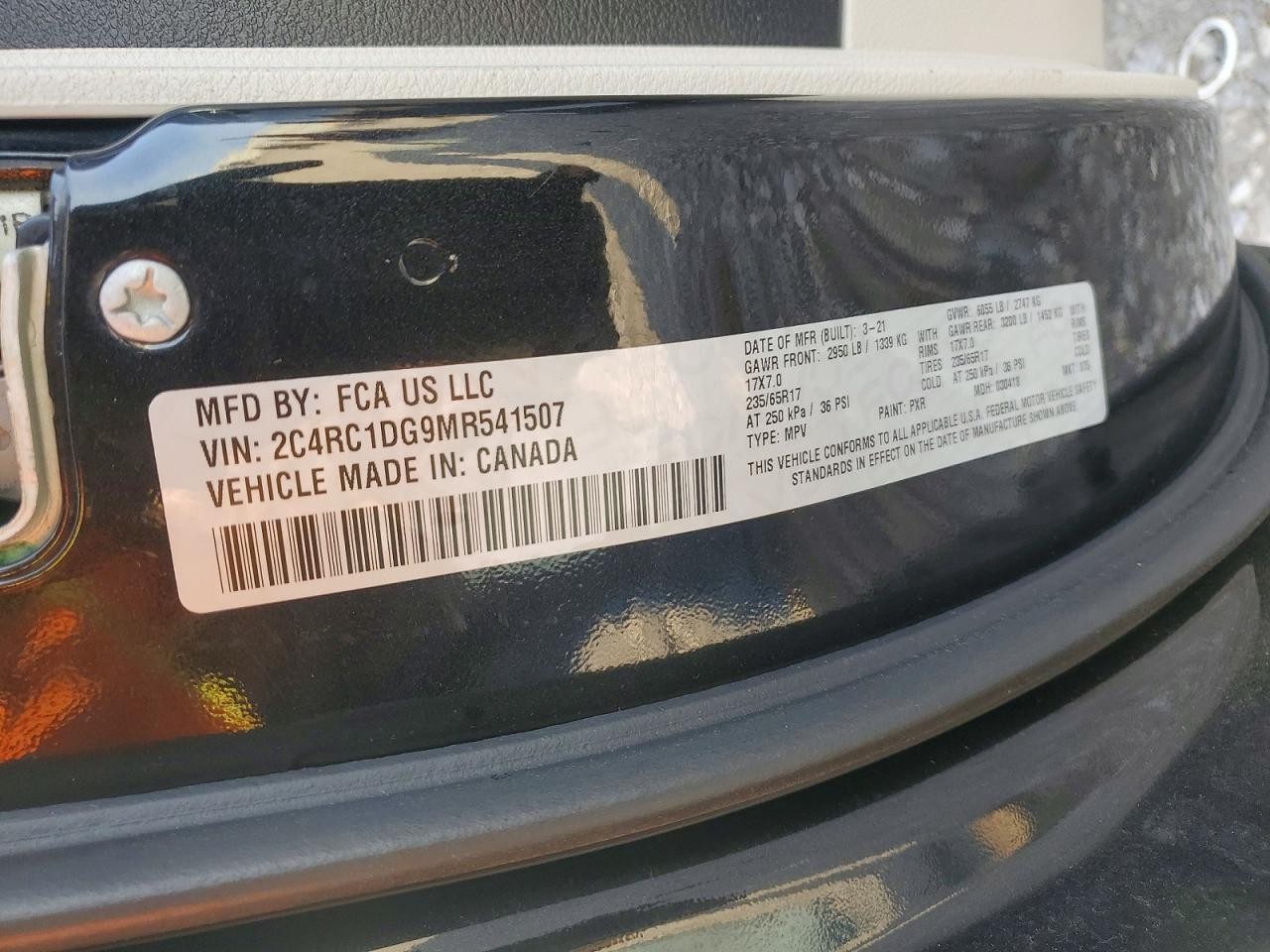 Used Floor Jack fits: 2021 Chrysler Voyager Grade A