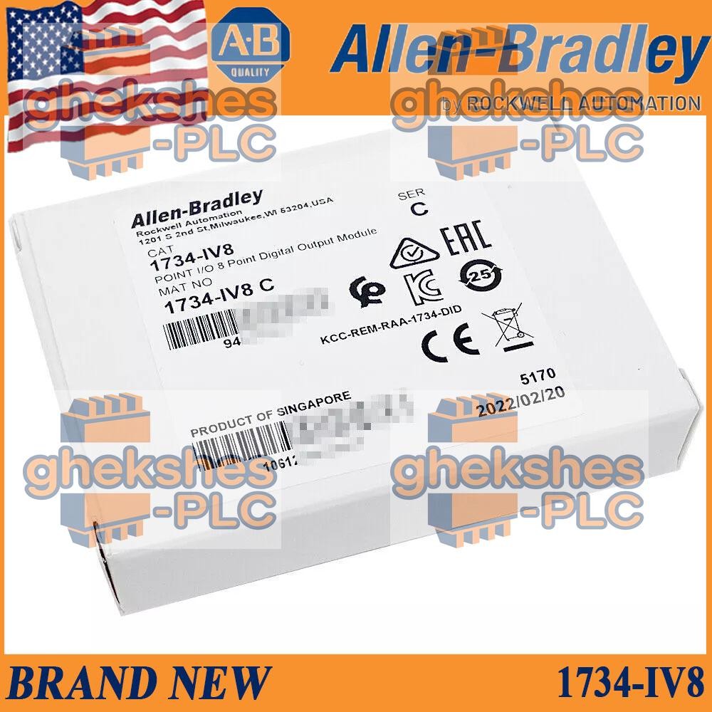 New PLCAB 1734-IV8/C POINT I/O 8 Point Digital Output Module Free Ship From US