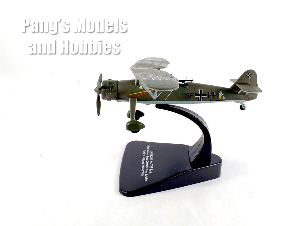 Henschel Hs 126 Hs-126 - Invasion of Poland 1939 1/72 Scale Diecast Model