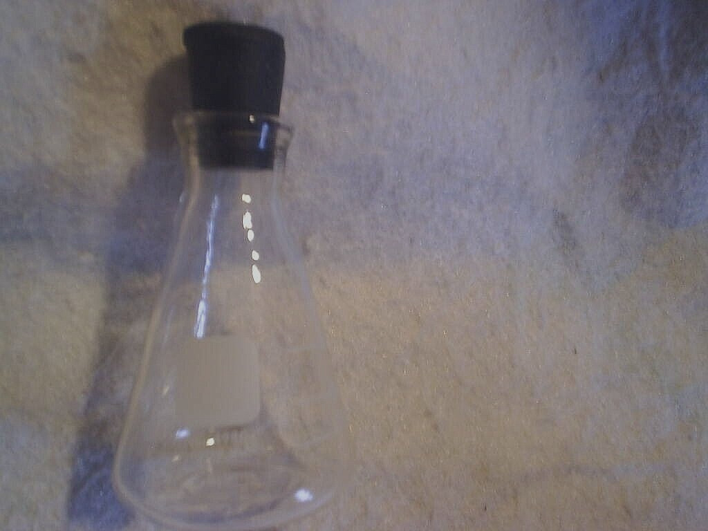 PYREX 50 ML FLASK with STOPPER No.4980, Stopper No.1, lab equipment