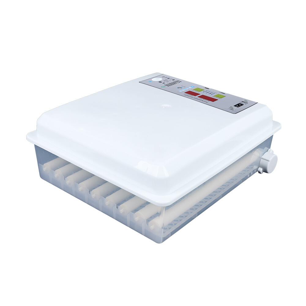 64 Eggs Incubator Digital Automatic Turning Hatcher Chicken Temperature Control