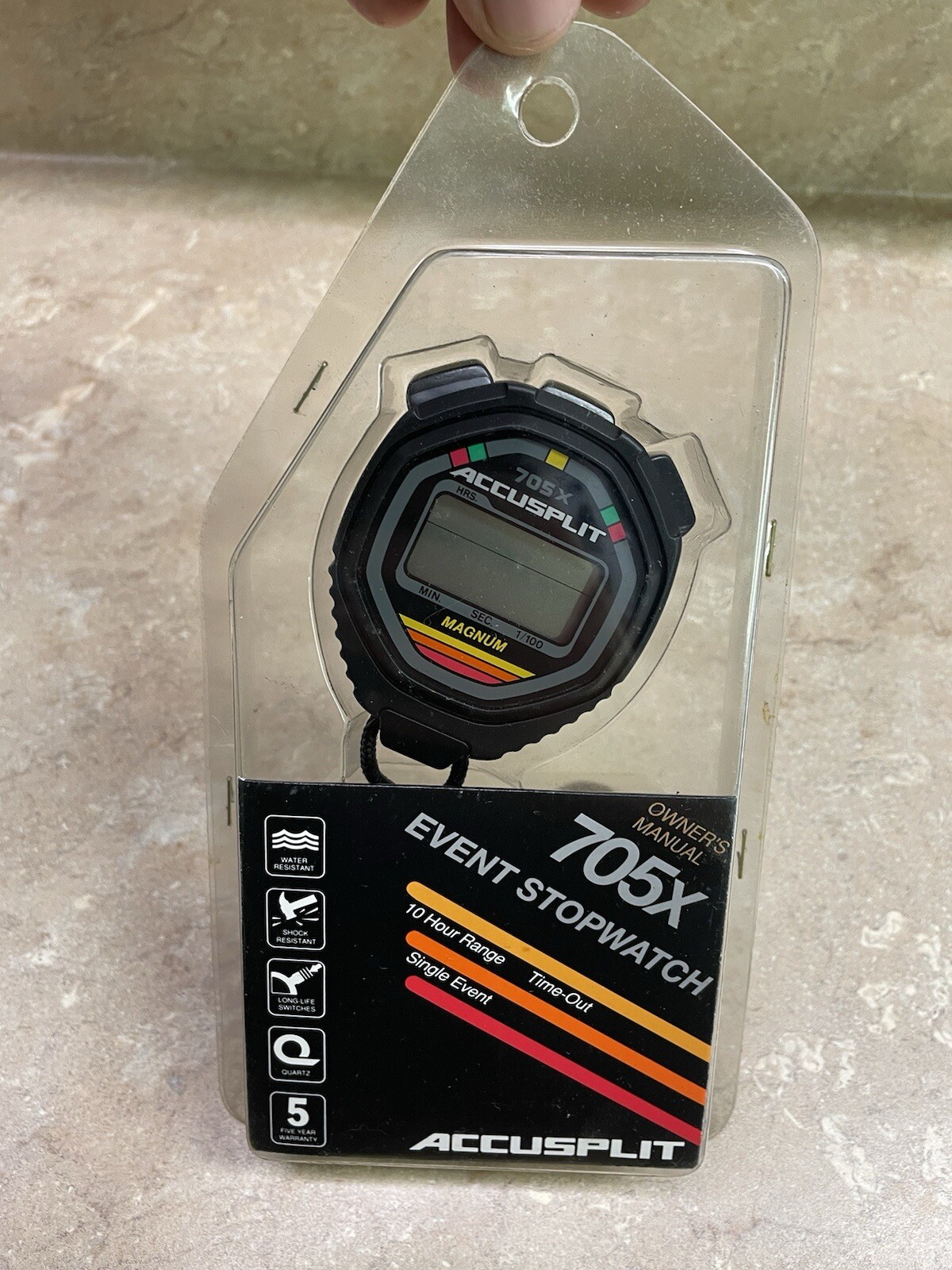 ACCUSPLIT 705x PRO EVENT Stopwatch NIP NEW in Package Vintage 998-244