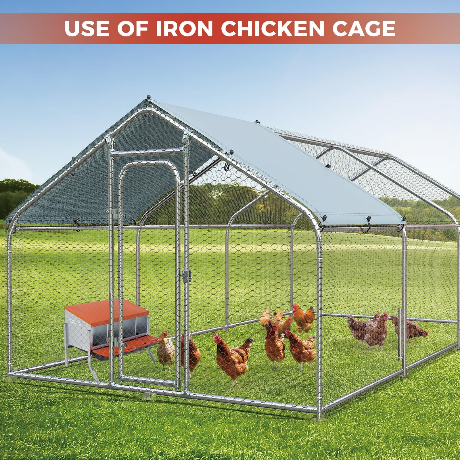 Chicken Nesting Boxes for Hens Laying Eggs 4 Compartments with Support Legs