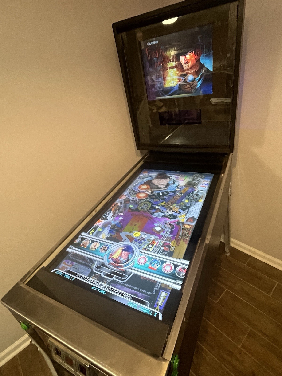 Custom Built Full Size Virtual Pinball Machine. 72 Tables Currently