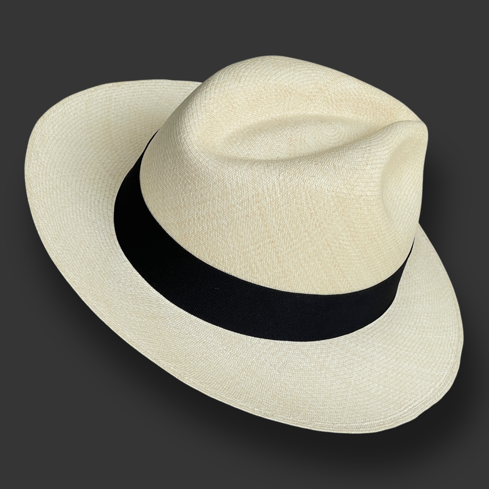 Genuine Panama Hat from Montecristi Clásico fino fino Men Women Fedora UPF 50+